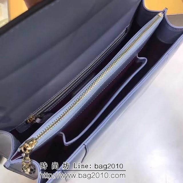 BVLGARI寶格麗 專櫃同步新款 Serpenti雙層琺瑯蛇頭包 鏈條單肩斜挎包 B35362 FYD1340
